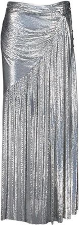 Paco Rabanne Gonna midi - Argento