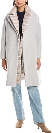 Herno Twofer Wool-Blend Down Coat