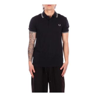 Fred Perry Hombre, Camisetas, Azul, Talla: M