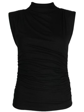 Veronica Beard Lossa Top In Black