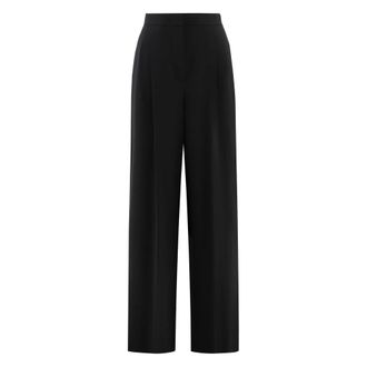 Max Mara Broeken, Dames, Zwart, XS, Polyester, Compacte cady broek