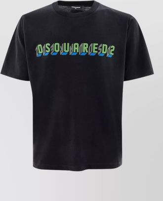 Dsquared2 cotton logo print t-shirt