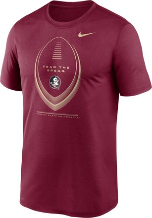 Nike Florida State Primetime Football Icon Legend Nike Mens Dri-FIT College T-Shirt in Red | NKGK69XFTN-3BJ