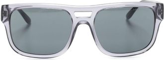 Emporio Armani tinted square-frame sunglasses - men - Acetate - 57 - 5029/87 GREY