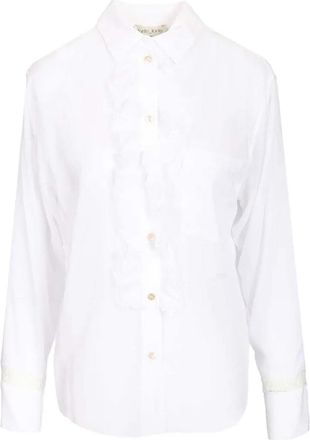 Forte_Forte White Ruffle Shirt