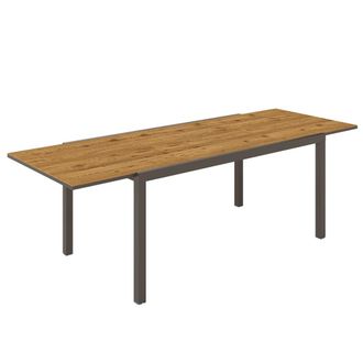 OUTSUNNY Mesa de jard&iacute;n 240x90x74 cm marr&oacute;n