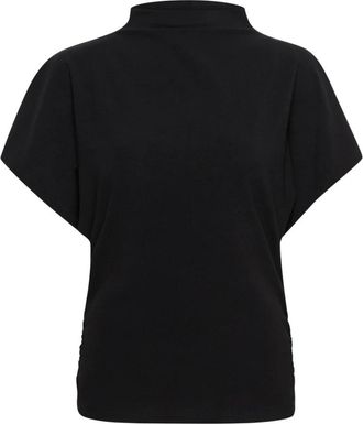 MY ESSENTIAL WARDROBE Elegante Zwarte Nuptimw Blouse Top - Dames - Blouses - Zwart - 2XL - Overhemden