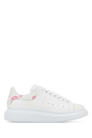 Alexander McQueen White Leather Sneakers