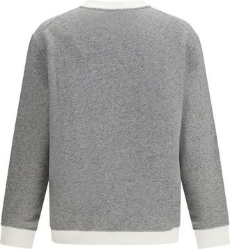 Brunello Cucinelli Mens Gray Cotton Sweatshirt Clothing