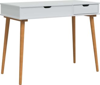 vidaXL Mesa Tocador Fauske Blanco 100 X 50 X 78 Cm Vidaxl