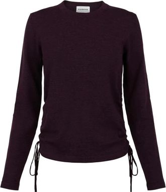 P.A.R.O.S.H. Stijlvolle Top met Lange Mouwen - Dames - Longsleeves - Paars - S - Tops