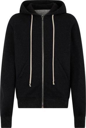 Rick Owens Zip-through Hoodie - Heren - Vesten met rits - Zwart - S - Katoen - Hoodies & sweatvesten
