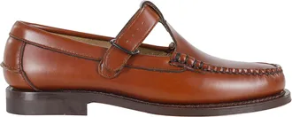 Hereu Tan Alber Buckled Calfskin Leather Loafers