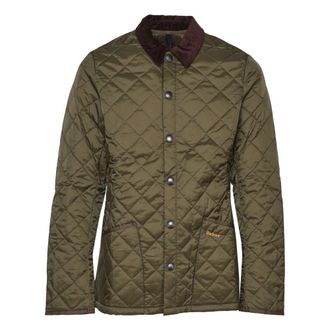 Barbour Heritage Liddesdale Quilted Jacket - Heren - Winterjassen - Groen - M - Katoen - Jassen