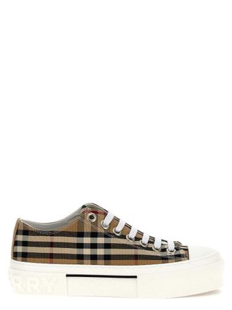 Burberry Beige Check Sneakers