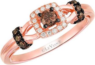 Le Vian Chocolate 14K Rose Gold 0.36 Ct. Tw. Diamond Cocktail Ring