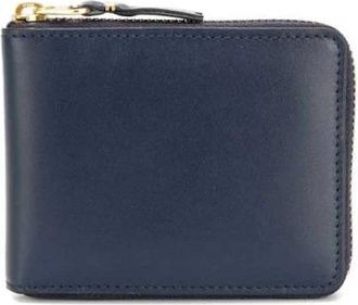 Comme Des Gar&ccedil;ons Klassieke Portemonnee - unisex - Portefeuilles - Blauw - ONE Size - Leer - Accessoires