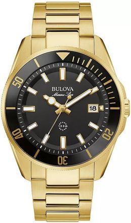 Bulova Marine Star Gold-Tone Mens Watch