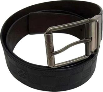 Louis Vuitton Pre-owned Damier Infini Belt - - Pre-owned - Uomo - Nero - ONE SIZE