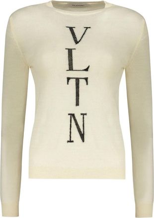 Valentino Garavani Maglione con logo - Toni neutri
