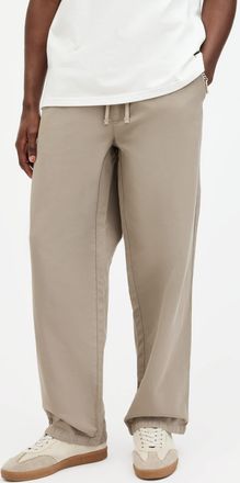 AllSaints Cotton Hanbury Straight Fit Trousers, Size: XXL