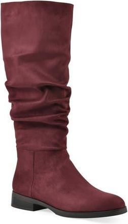 White Mountain Barnes Tall Boot in Burgundy/Fabric at Nordstrom Rack, Size 8.5