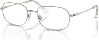 Swarovski 52mm Rectangle optical glasses in Silver at Nordstrom