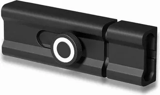 OEM Cerraduras De Pestillo Deslizante Aleaci&oacute;n Aluminio 80 Mm Sistema Fijaci&oacute;n Mediante Pegamento, Cerradura Seguridad Puertas Madera, Vidrio (negra)