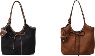 Generic PU Leather Handbag Large Shoulder Bag Fashionable Everyday Bag for Women Work Shopping Travel