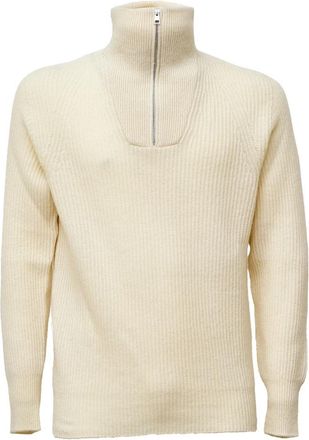 Amaranto Oversized Turtleneck - Heren - Coltruien - Wit - S - Truien & Vesten