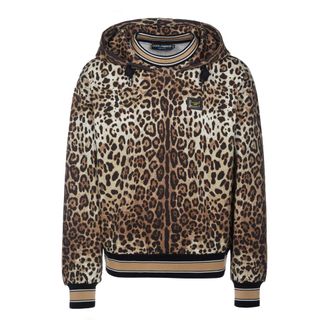 Dolce & Gabbana Bomber Jassen - Dames - Sweatshirts & Hoodies - Bruin - Maat: XL
