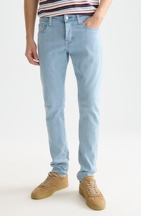 Scotch & Soda Ralston Regular Fit Slim Pinstripe Jeans in Faded Denim at Nordstrom, Size 38 X 34