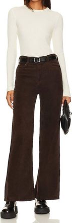 Citizens Of Humanity Paloma Wide Leg Baggy Corduroy Pant In Wood