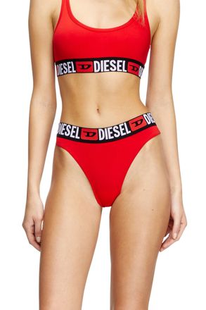 Diesel 3-pack thongs with logo waist - Strings - Woman - Multicolor