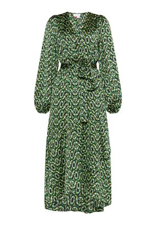 Izia Maxi jurk Dames Groen Veelkleurig