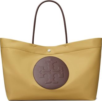 Tory Burch Ella Twist Reversible Tote in Wheat at Nordstrom