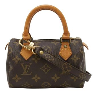 Louis Vuitton Pre-owned Handbags, female, Brown, Size: ONE SIZE Pre-owned Handbag, Pouch, Shoulder bag