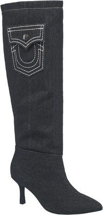 True Religion Tall Denim Boot in Dark Denim at Nordstrom, Size 6