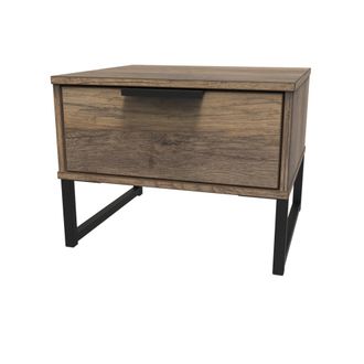 Welcome Furniture Havana Ready Assembled Bedside Table with 1 Drawer - Vintage Oak - Welcome Furniture | TJ Hughes