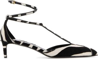 Khaite Printed Calf Hair Mia 45 Pumps