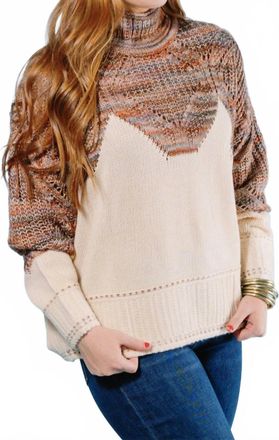 FDJ Long Sleeve Sweater In Pumpkin Spice