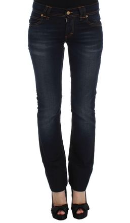 John Galliano Wash Cotton Slim Fit Womens Jeans