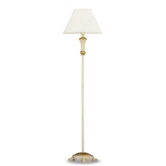 Ideal Lux Firenze - L&aacute;mpara De Pie 1 Luz Dorado, Marfil, E27 - Ideal Lux