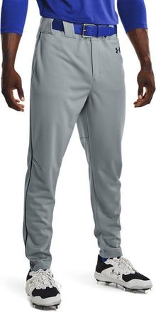 Under Armour Mens Gameday Vanish Pipe Pants, Baseball Gray (082)/Midnight Navy, X-Large