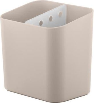 Ou Durable Scratch Resistant Nonslip Utensil Holder with Removable Divider in Beige at Nordstrom