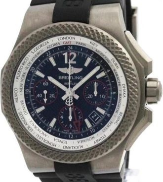Breitling Pre-owned Bentley Eb 0433 Polshorloge - Heren - Vintage Horloges - Zwart - ONE Size - Vintage