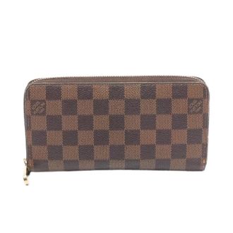 Louis Vuitton Pre-owned Wallets, male, Brown, Size: ONE SIZE Pre-owned Zippy Wallet Damier Long Wallet