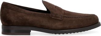 Tod's Suede Loafers - Heren - Loafers - Bruin - 41 EU - Leer - Schoenen