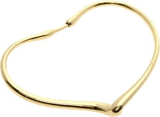 Tiffany & Co. Open Heart Hoop Earrings (Pre-Owned)