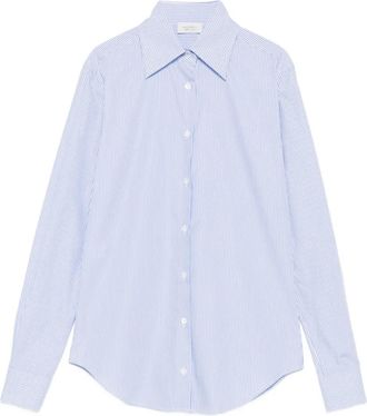 Mazzarelli Camicia a righe a maniche lunghe - Blu